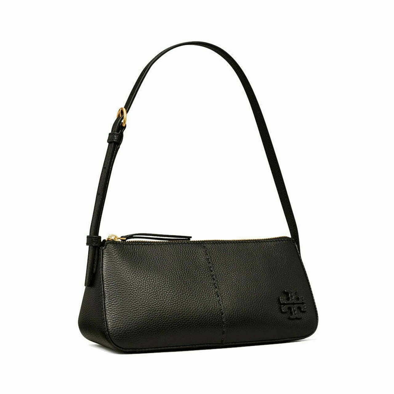 Tory Burch McGraw Wedge Shoulder Bag Tiramisu Black