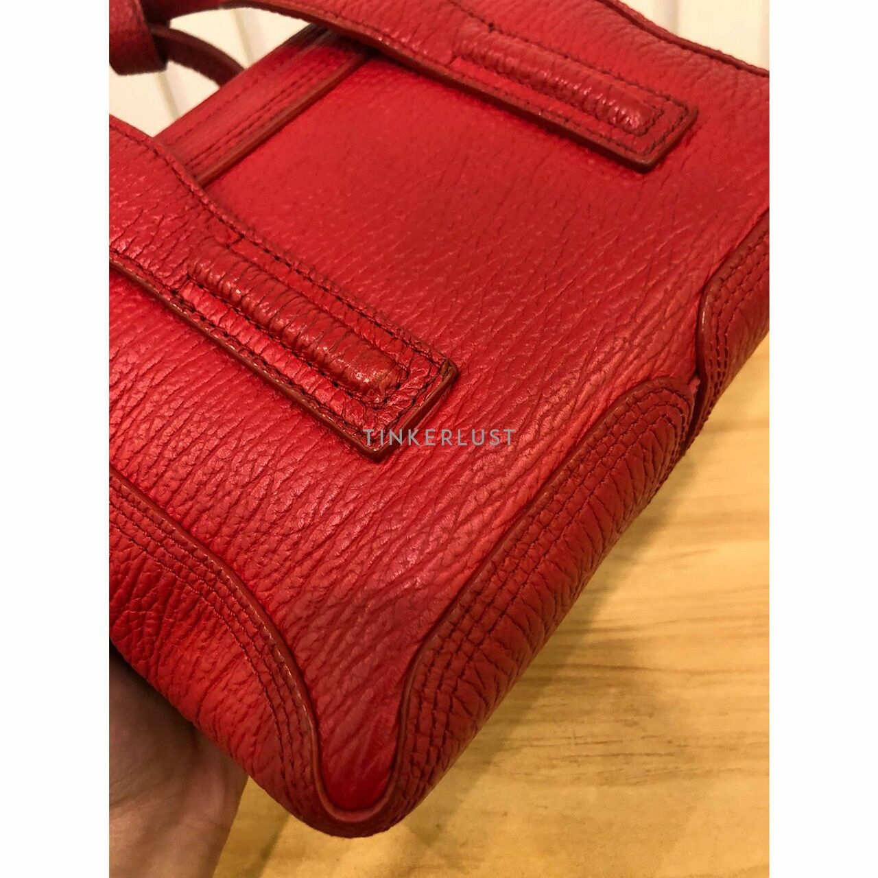 Philip Lim Pashli Mini Satchel Red Nickel GHW 2016