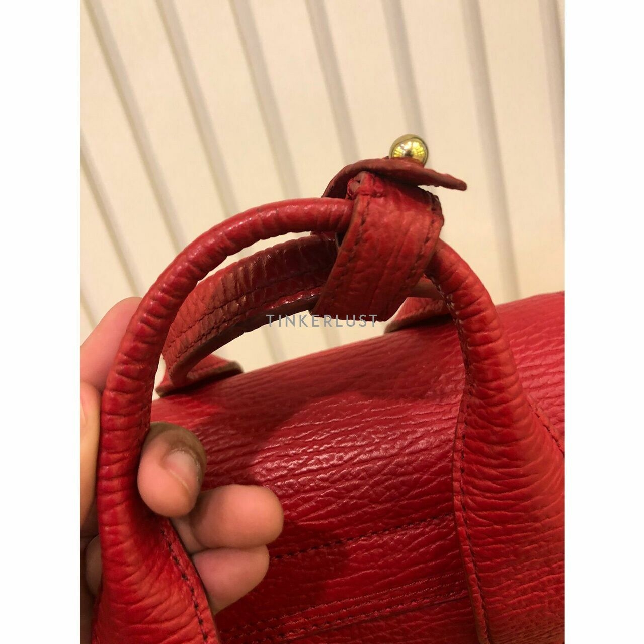 Philip Lim Pashli Mini Satchel Red Nickel GHW 2016