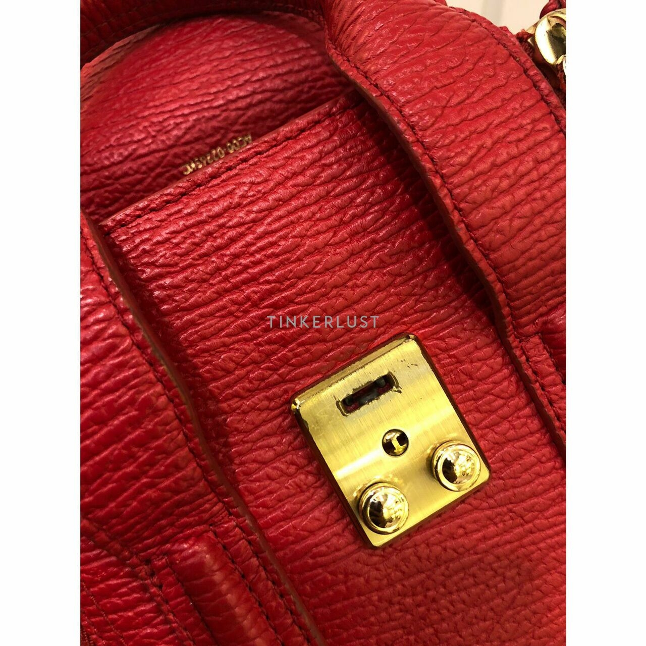 Philip Lim Pashli Mini Satchel Red Nickel GHW 2016