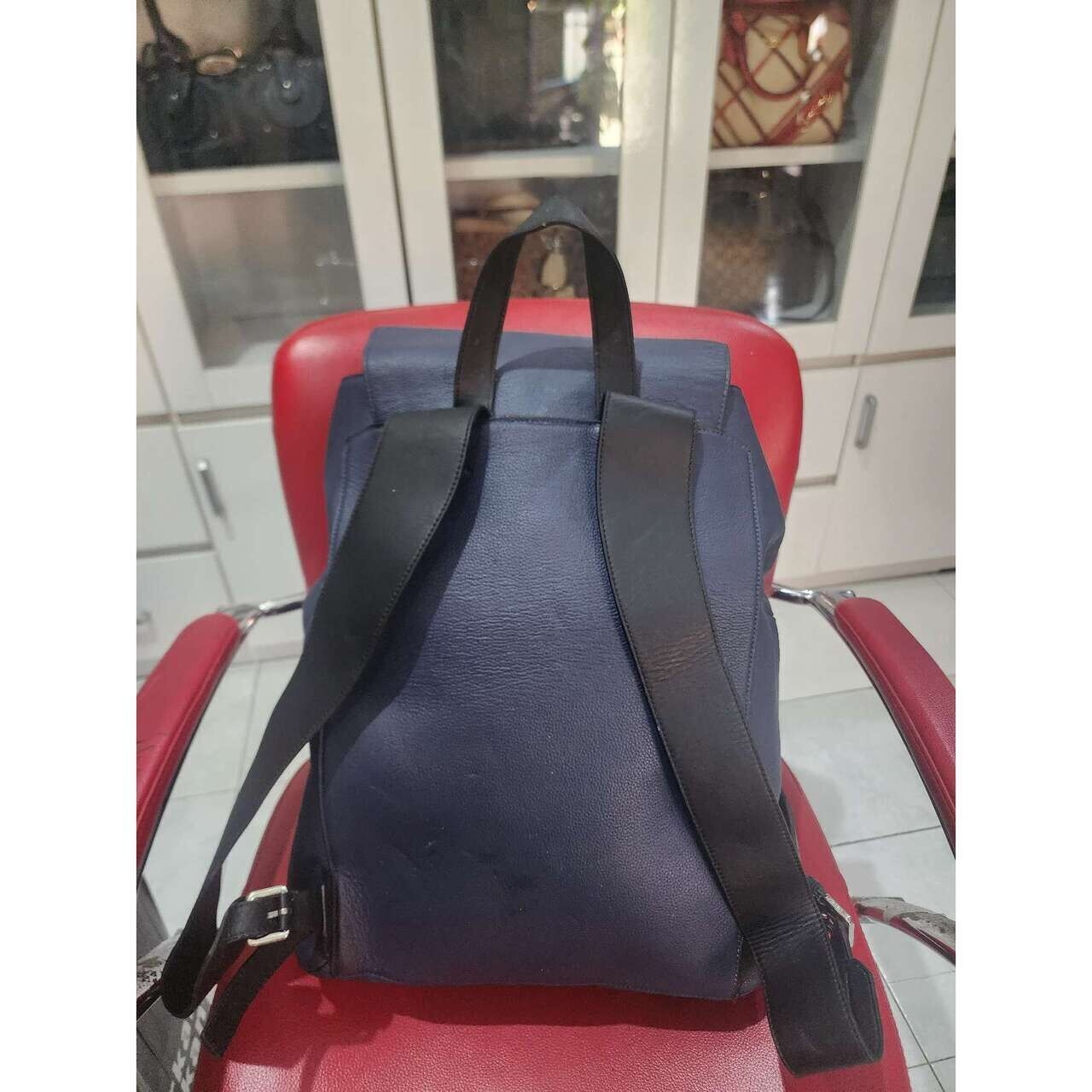 Loewe Navy Backpack