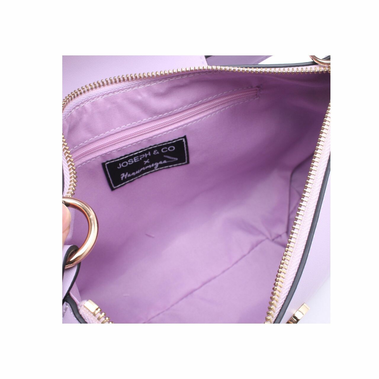 Private Collection Lilac Satchel Bag