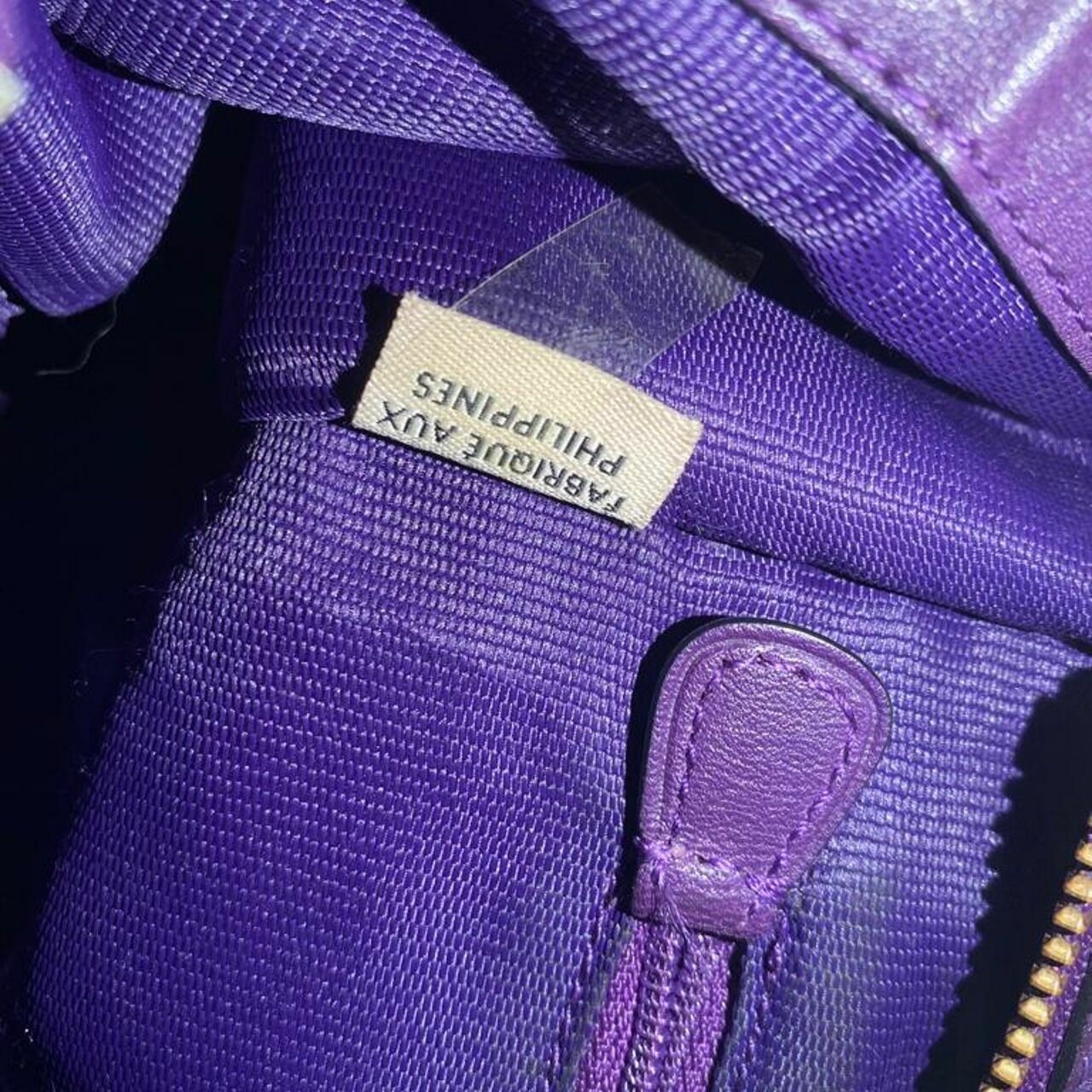 Coach Crosby Carryall 21 In Crossgrain Leather Purple