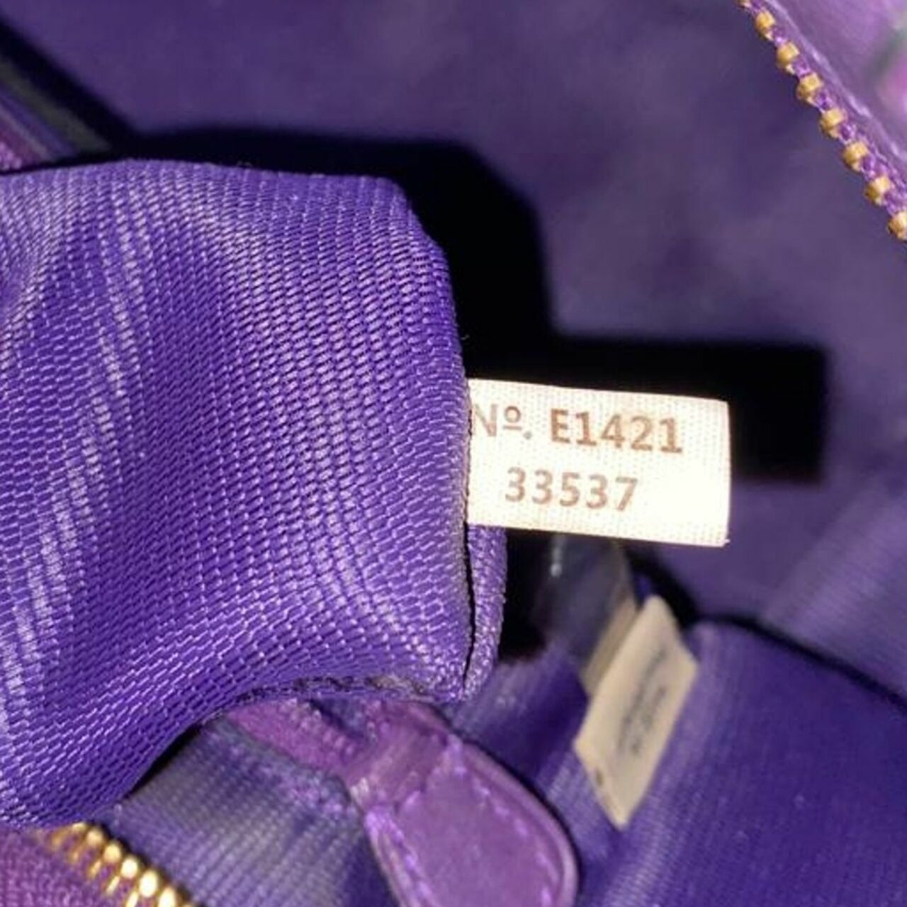 Coach Crosby Carryall 21 In Crossgrain Leather Purple