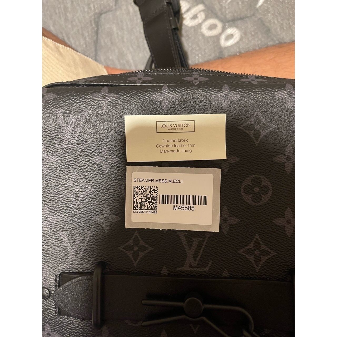 Louis Vuitton Streamer Messenger Monogram Eclipse Black Shoulder Bag