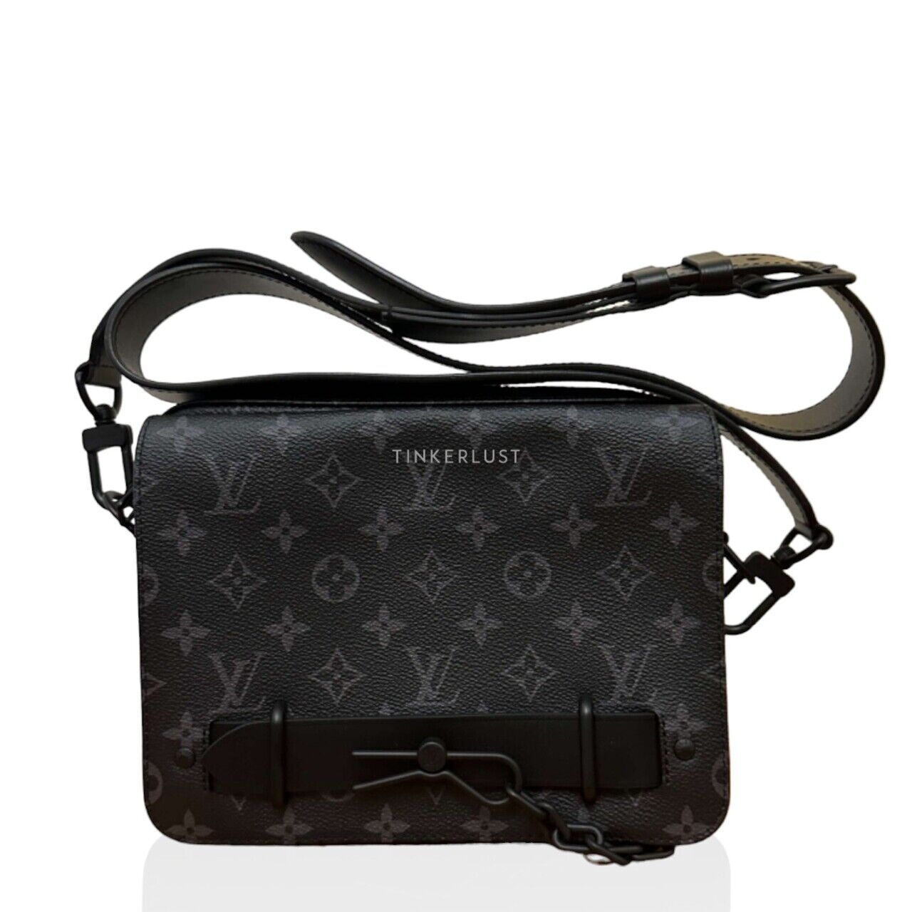 Louis Vuitton Streamer Messenger Monogram Eclipse Black Shoulder Bag