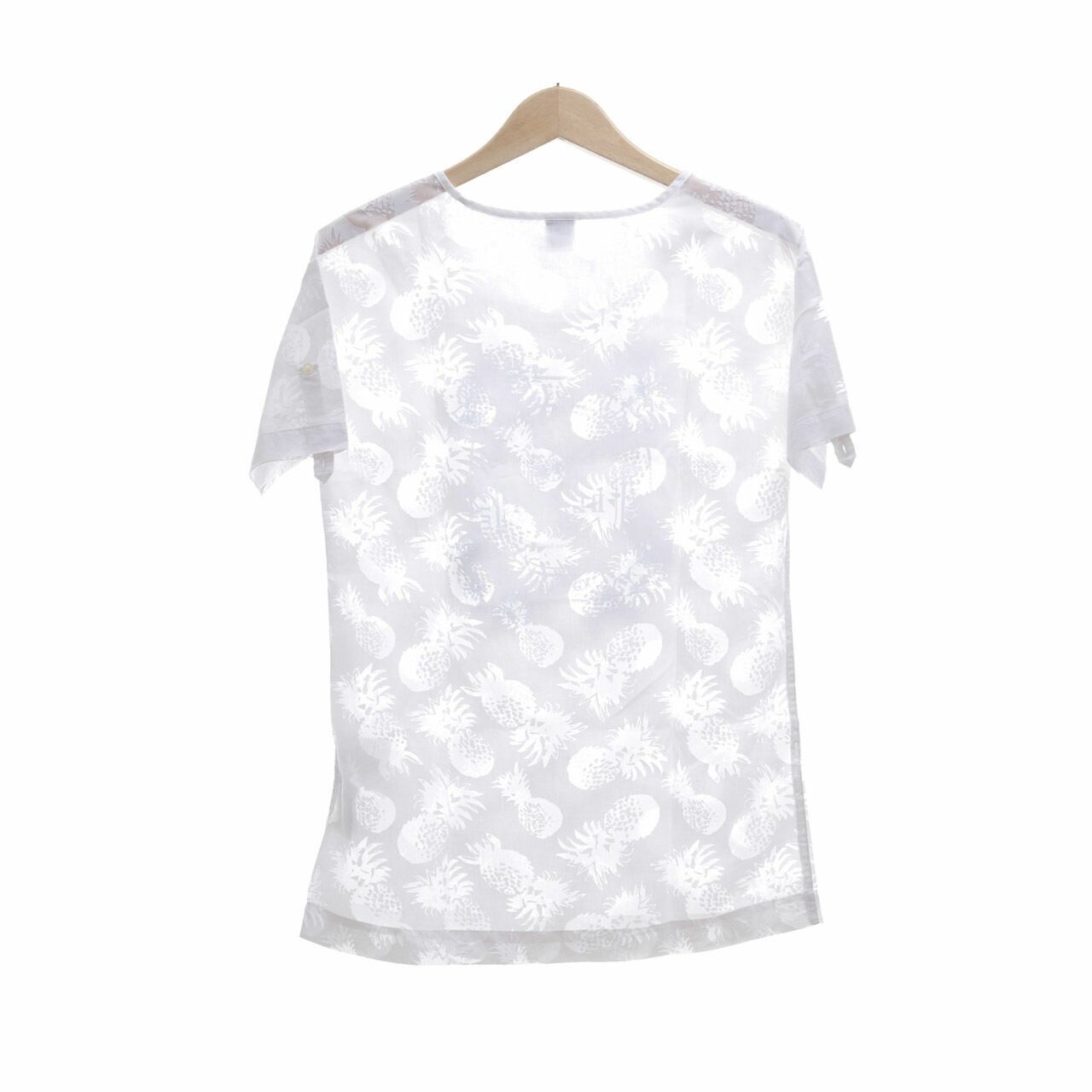 Bossini White Pineapple Blouse