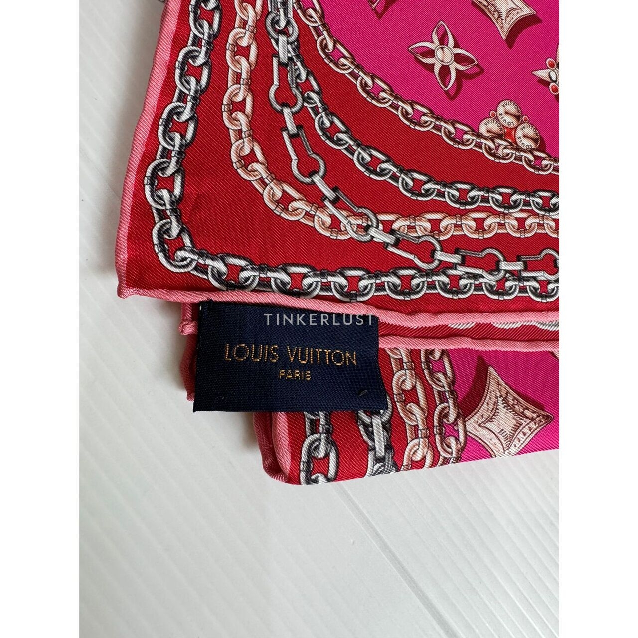 Louis Vuitton Your Highness Fuchsia Monogram Silk Scarf