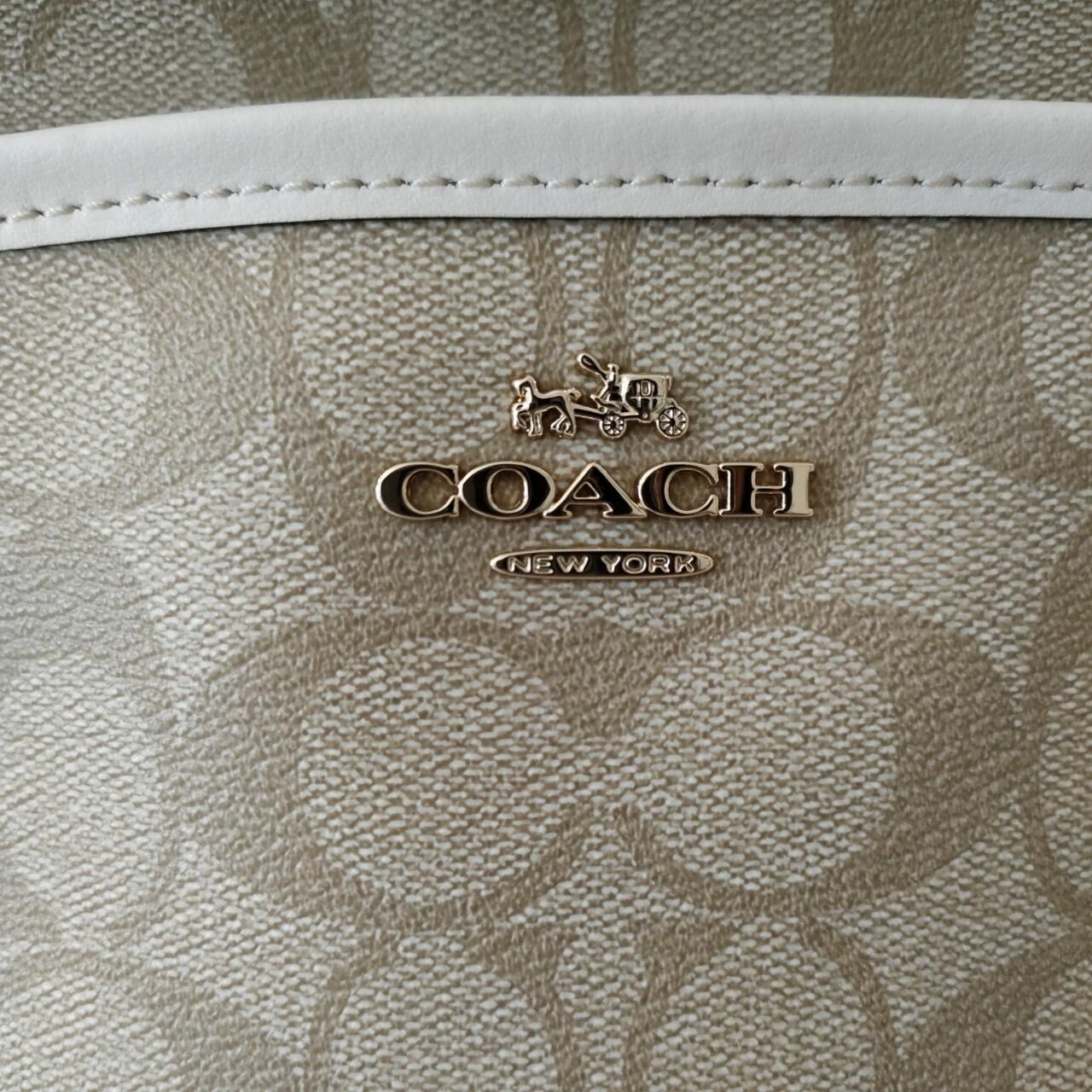 Coach White Sling Bag