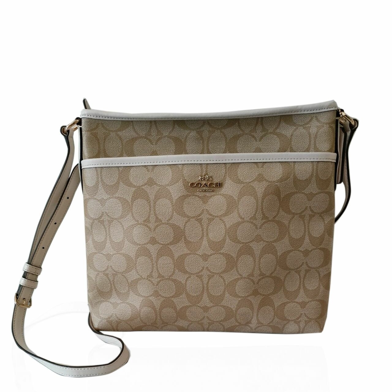 Coach White Sling Bag