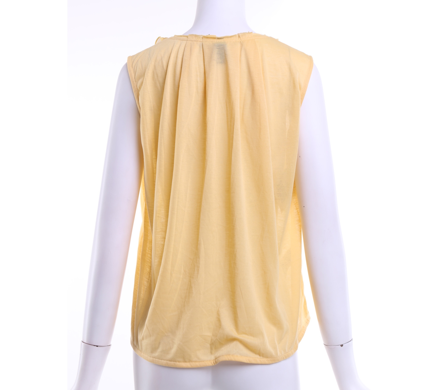 Mango Yellow Tulle Sleeveless