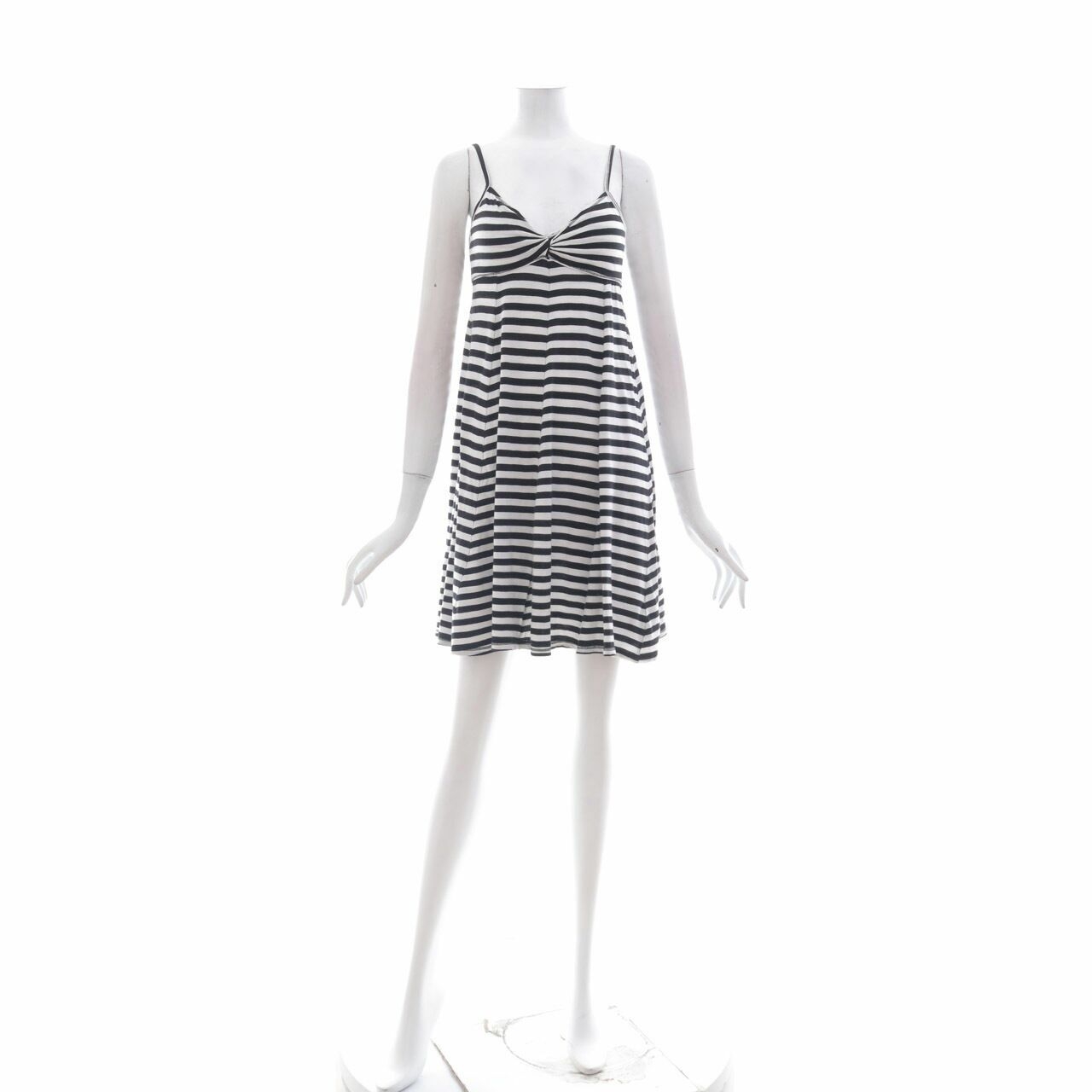 Debenhams Black & White Striped Mini Dress