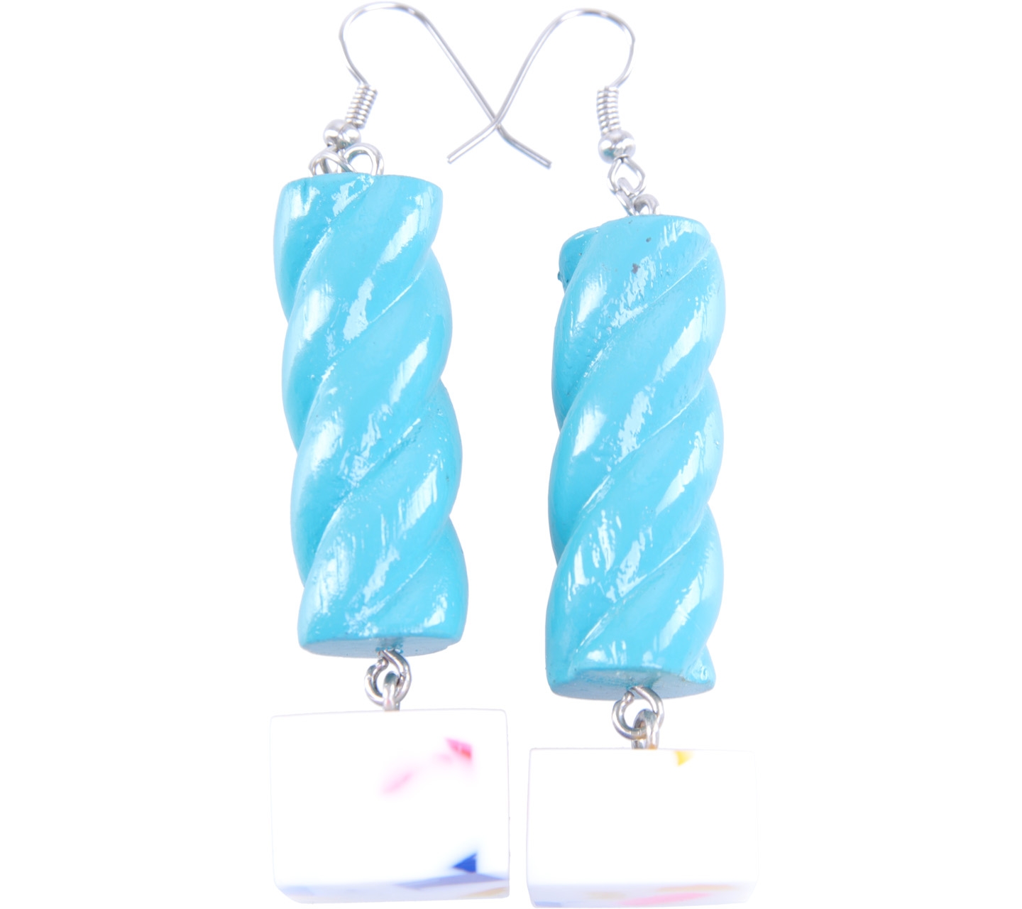 Private Collection Tosca And White Earring Candy Jewellery