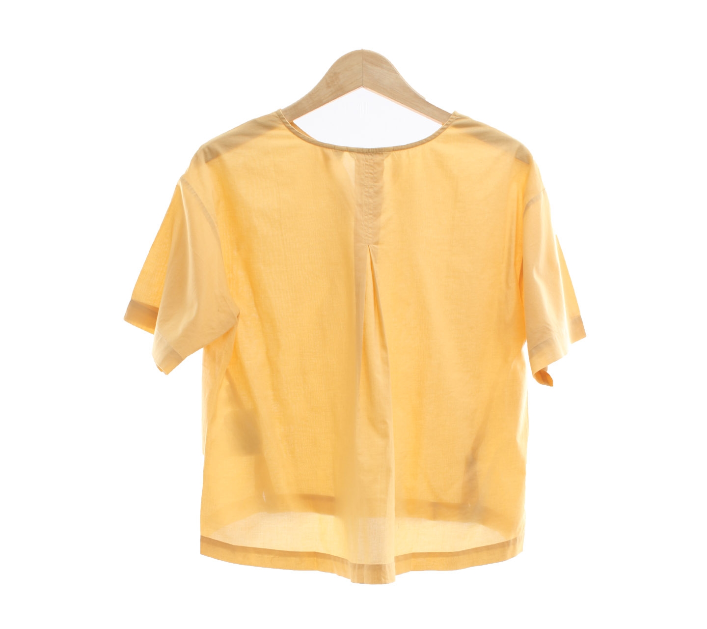 Uniqlo Mustard Blouse