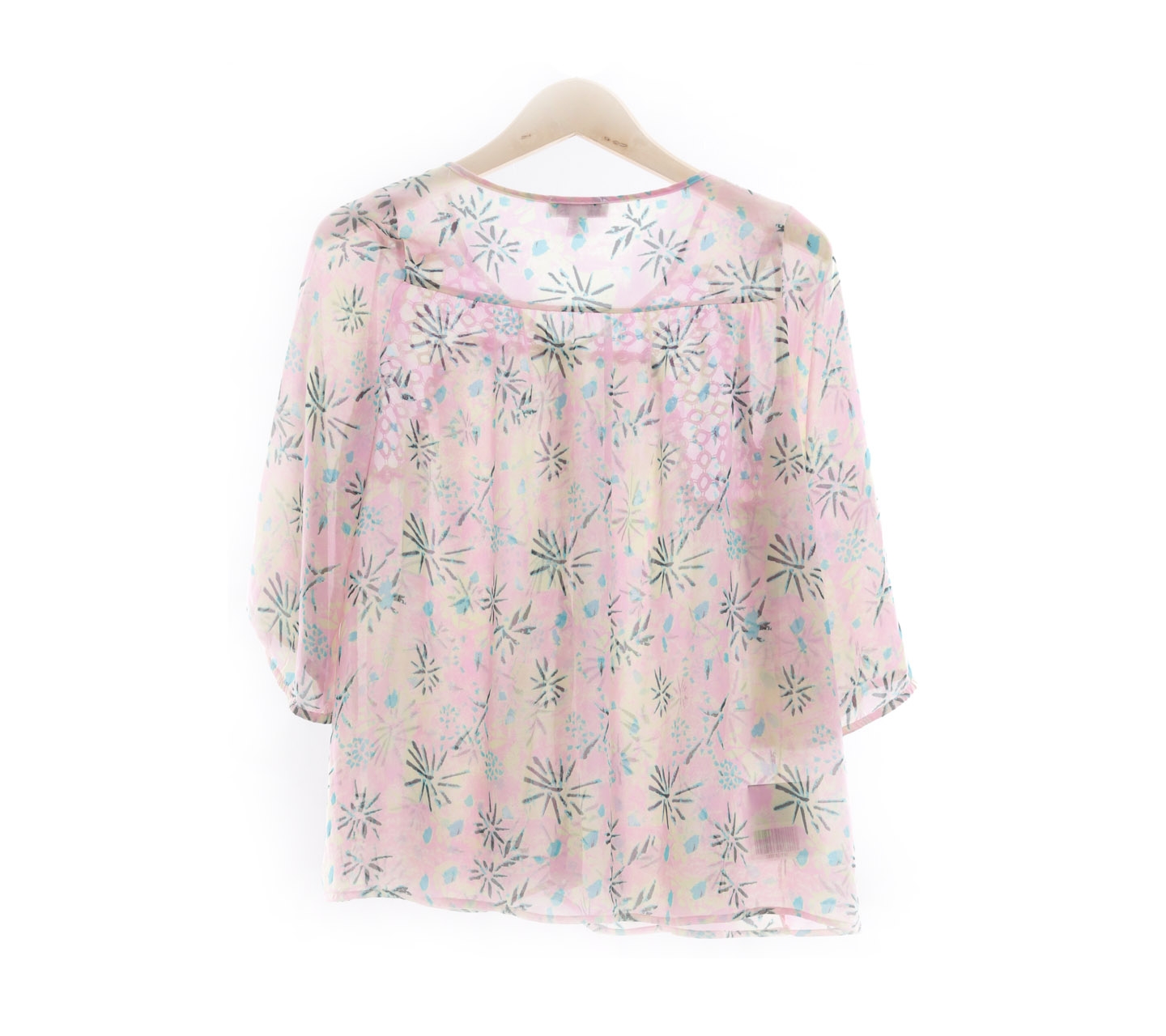 Cotton On Multicolour Printed Sheer Blouse