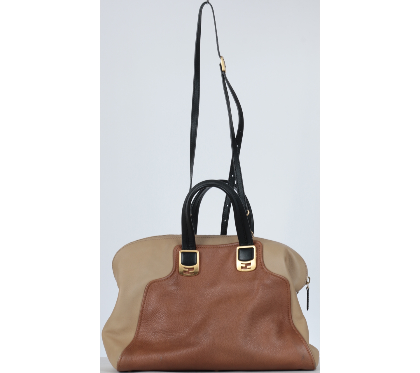 Fendi Brown Chameleon Duffle Handbag