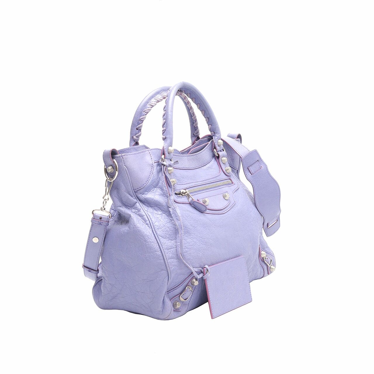 Balenciaga Velo Purple Satchel Bag