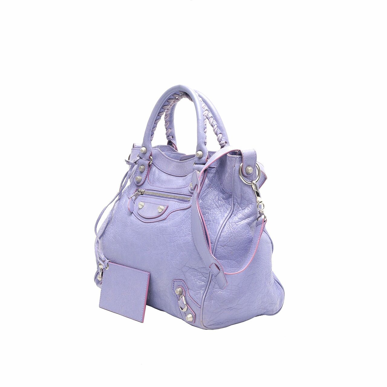 Balenciaga Velo Purple Satchel Bag