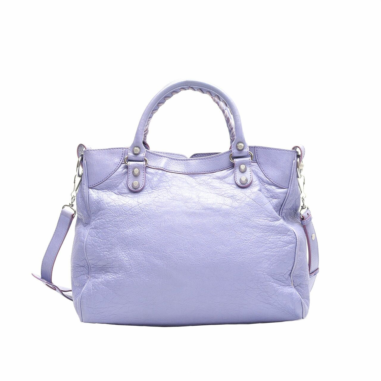 Balenciaga Velo Purple Satchel Bag