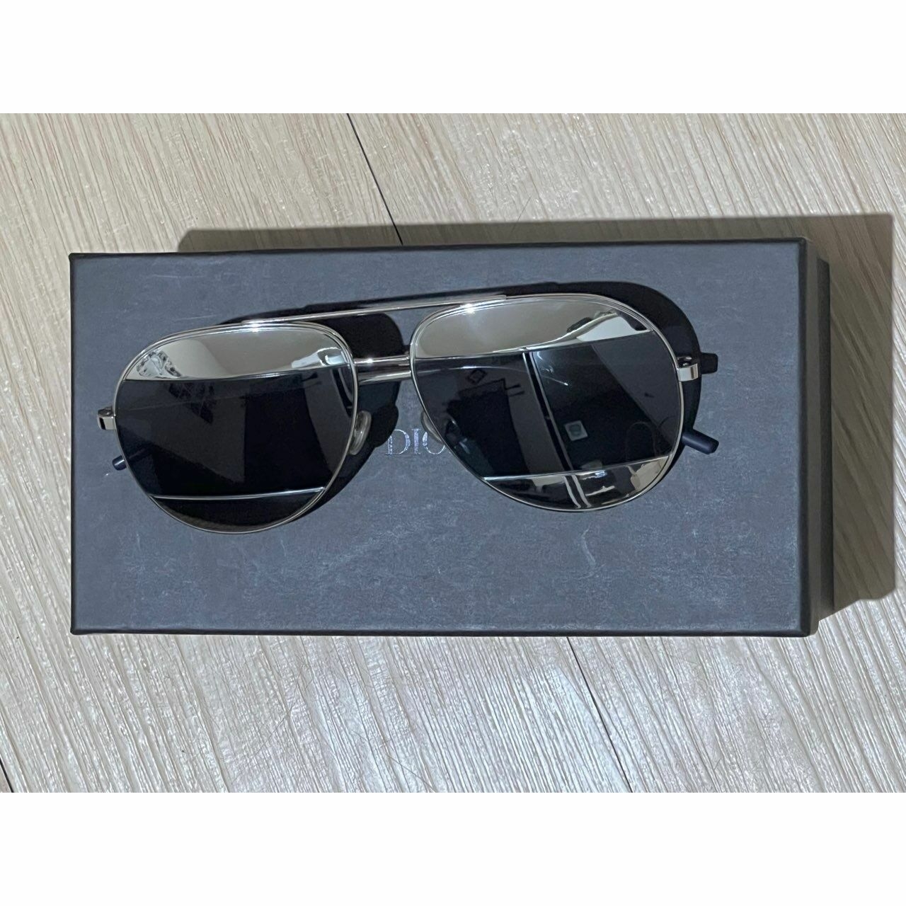 Christian Dior Split Aviator Sunglasses