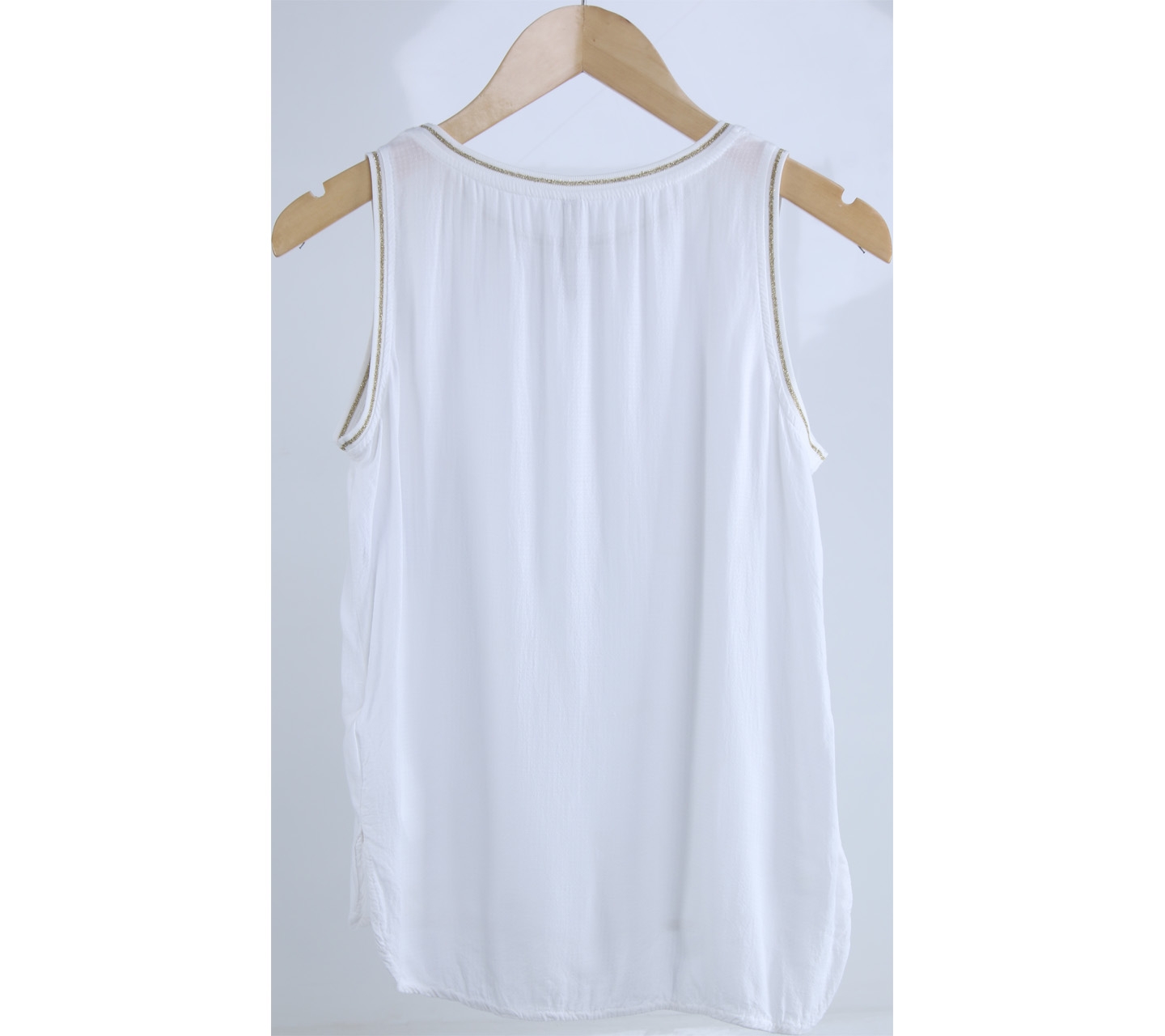 Stradivarius Off White Sleeveless