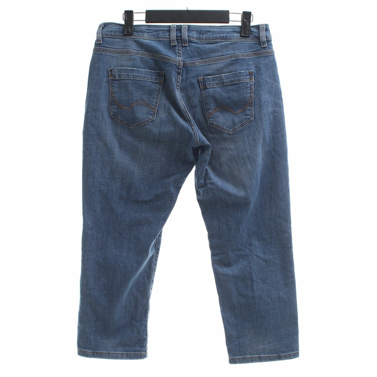 Marks & Spencer Dark Blue Boyfriend Cropped Pants