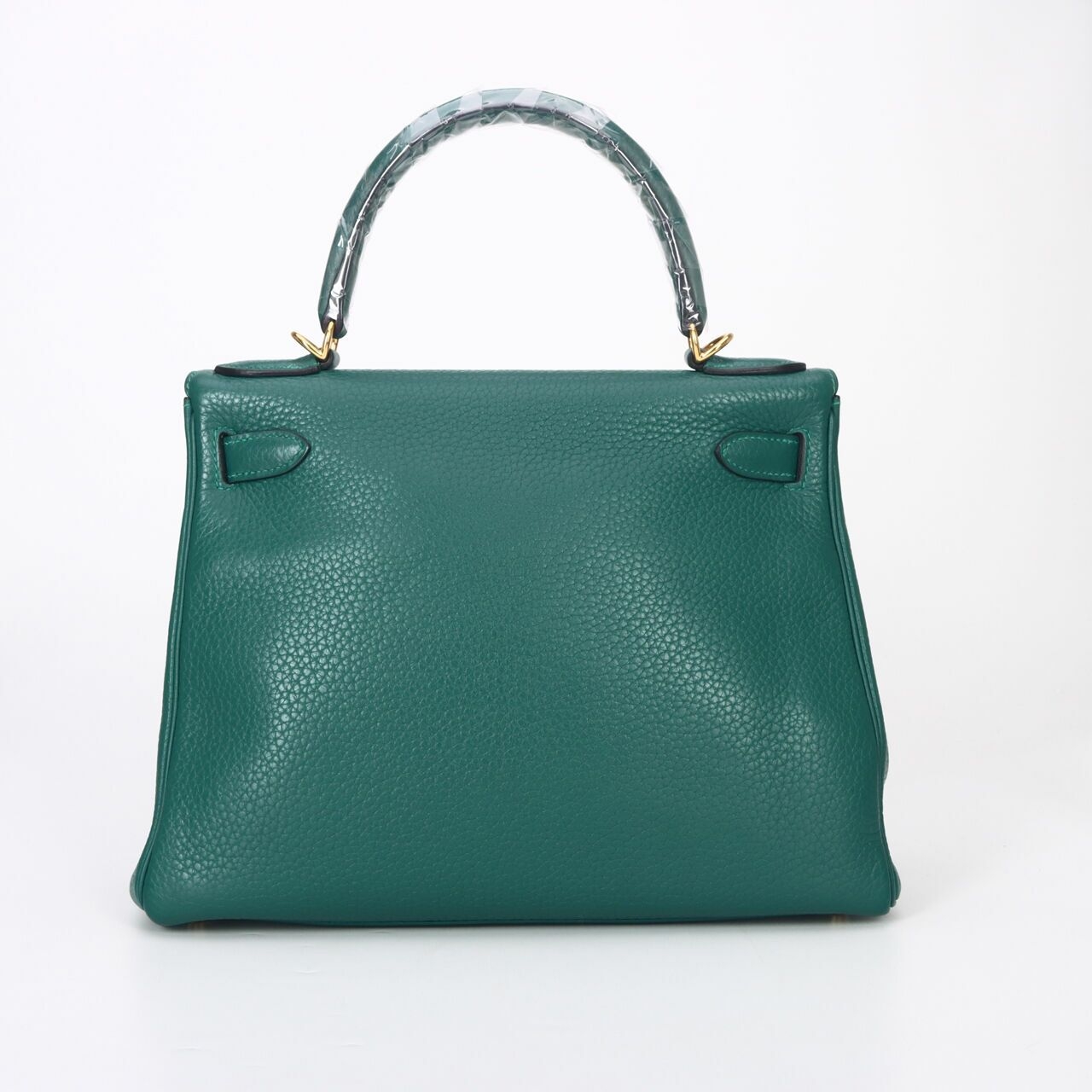 Hermes Kelly 28 Malachite Togo GHW 2013 #Q Satchel