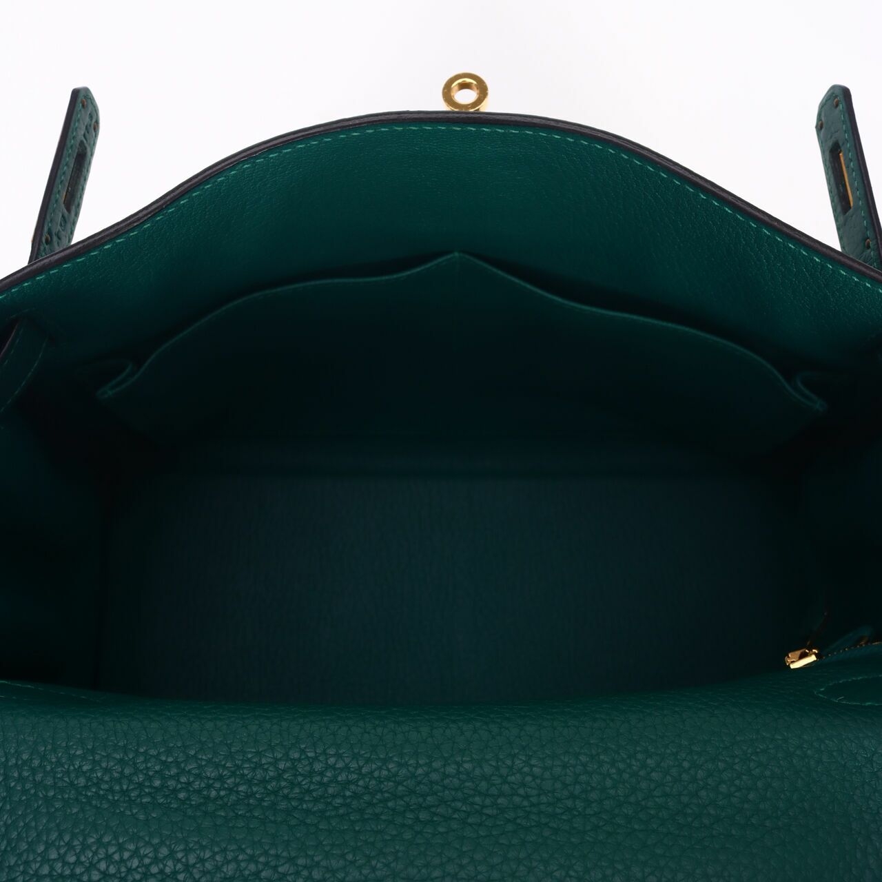 Hermes Kelly 28 Malachite Togo GHW 2013 #Q Satchel