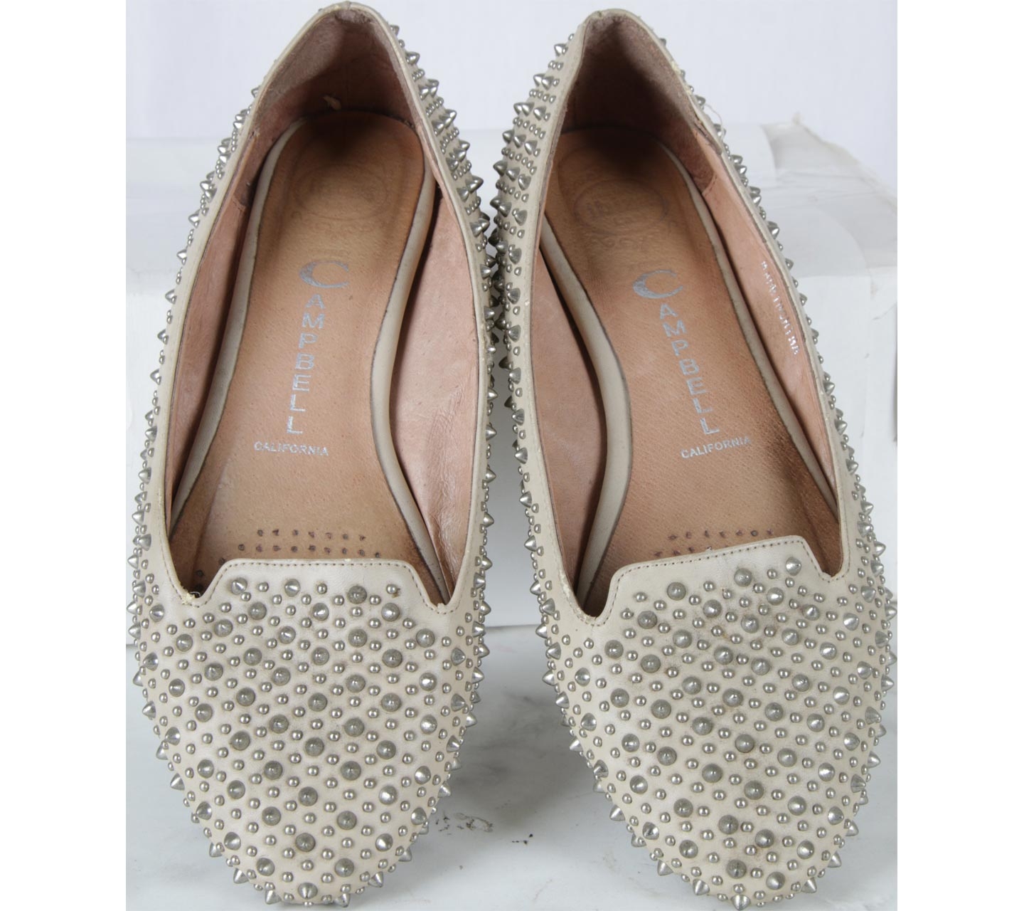 Jeffrey Campbell Cream Flats