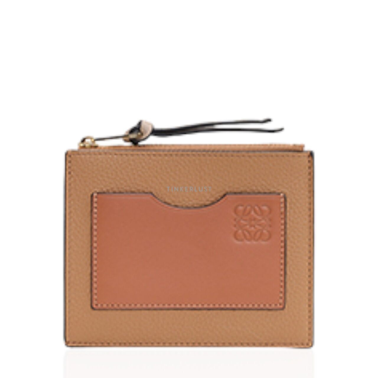 Loewe Large Coin Card Holder Toffee/Tan Soft Grained Calfskin Wallet