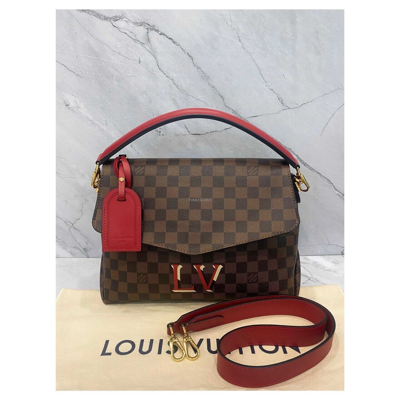 Louis Vuitton Beaubourg MM Damier GHW 2019 Satchel Bag