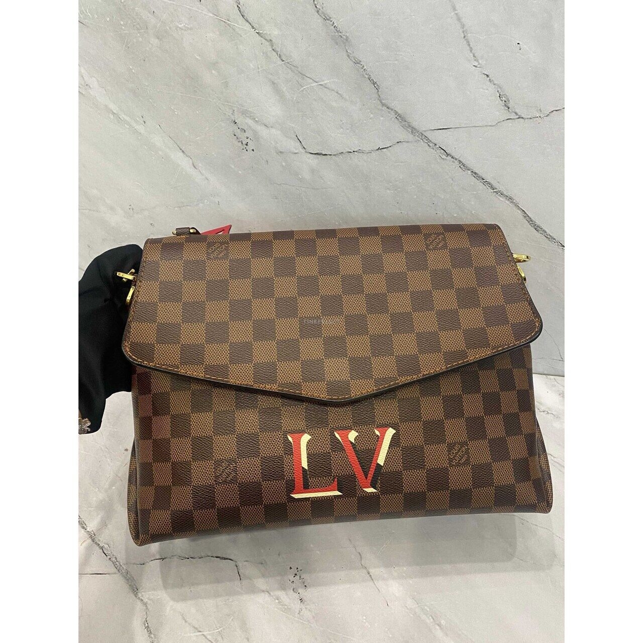 Louis Vuitton Beaubourg MM Damier GHW 2019 Satchel Bag