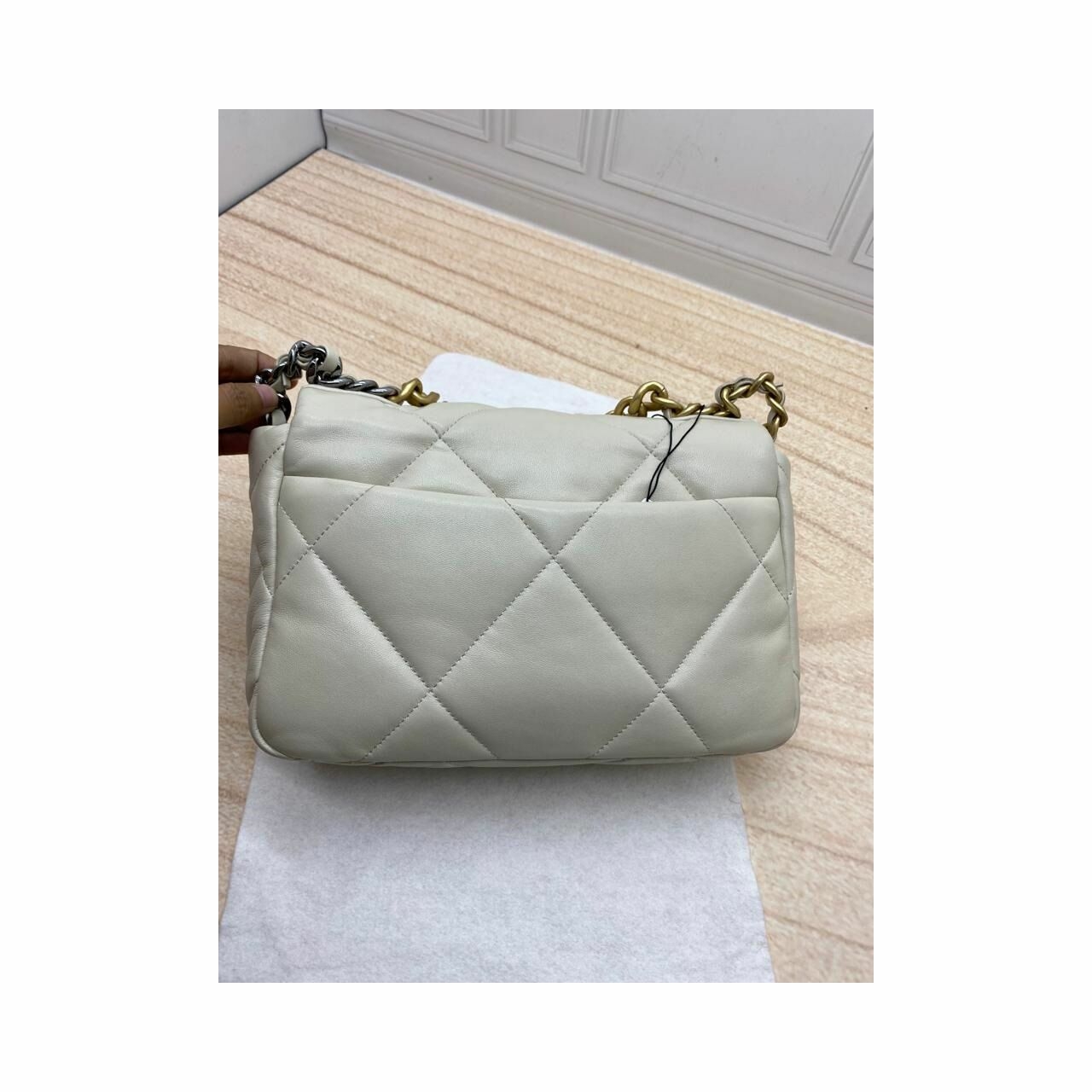 Chanel 19 Light Beige GHW #30 Shoulder Bag