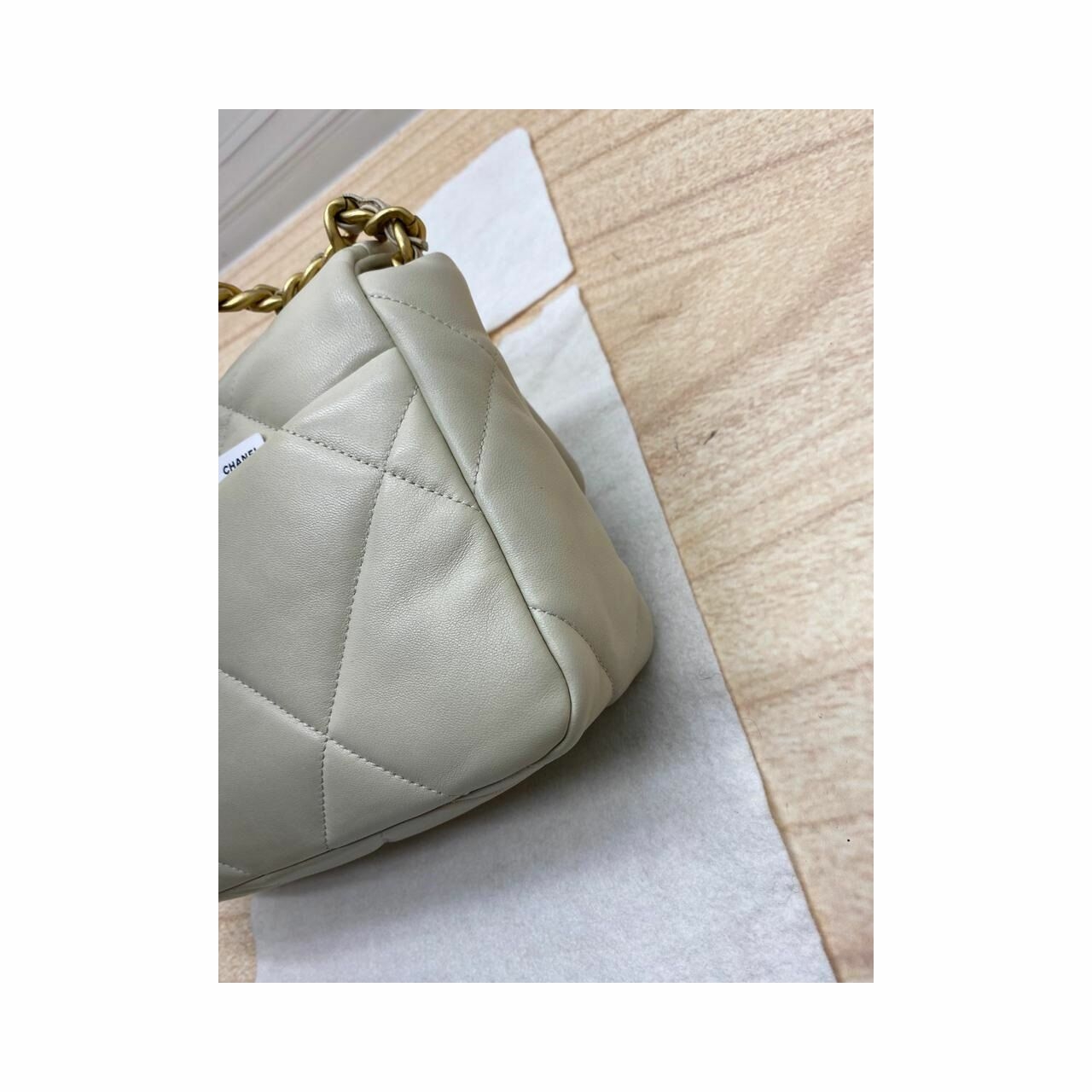 Chanel 19 Light Beige GHW #30 Shoulder Bag