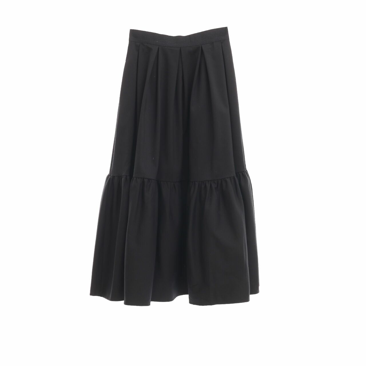 Love, Bonito Black Ruffle Maxi Skirt