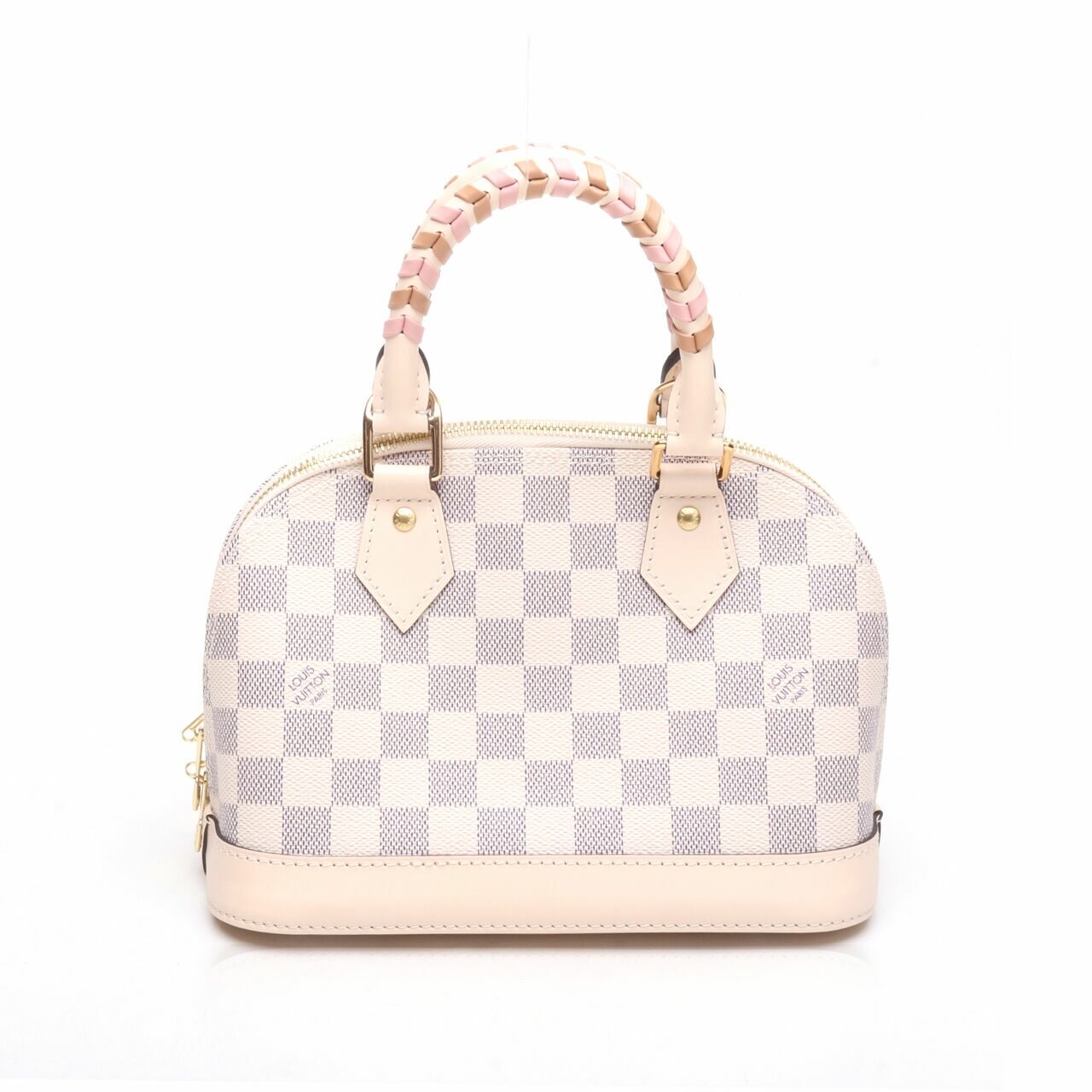 Louis Vuitton Damier Azur Alma BB Braided Satchel