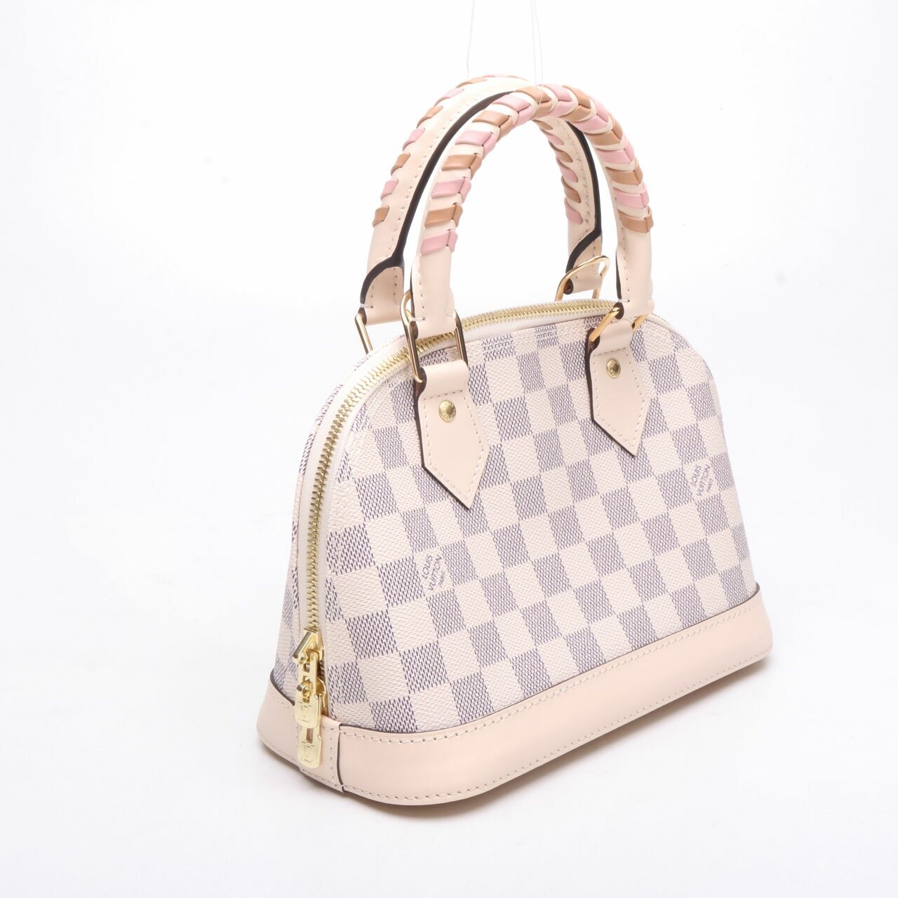 Louis Vuitton Damier Azur Alma BB Braided Satchel