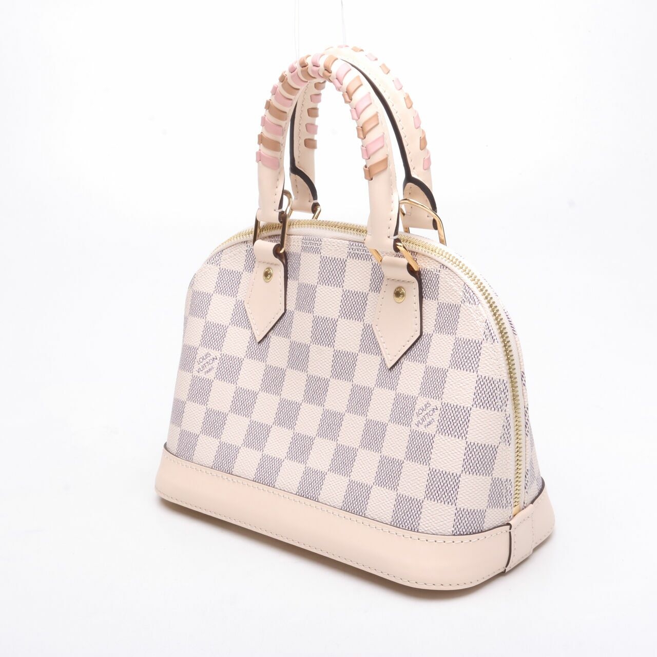 Louis Vuitton Damier Azur Alma BB Braided Satchel