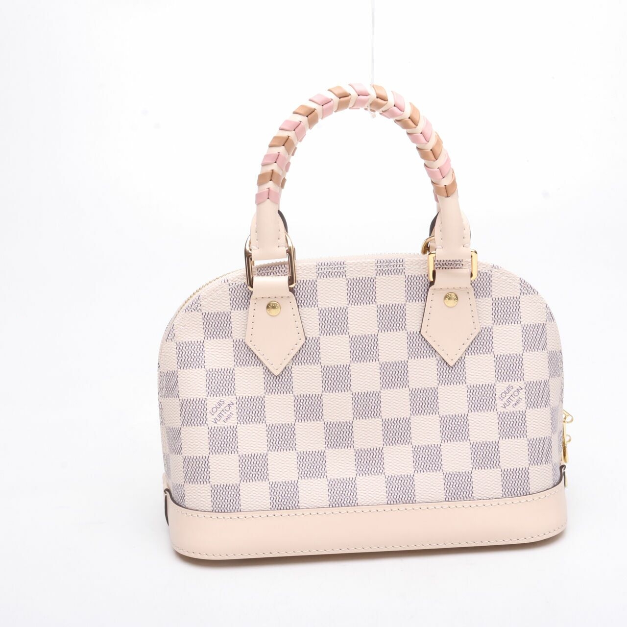 Louis Vuitton Damier Azur Alma BB Braided Satchel