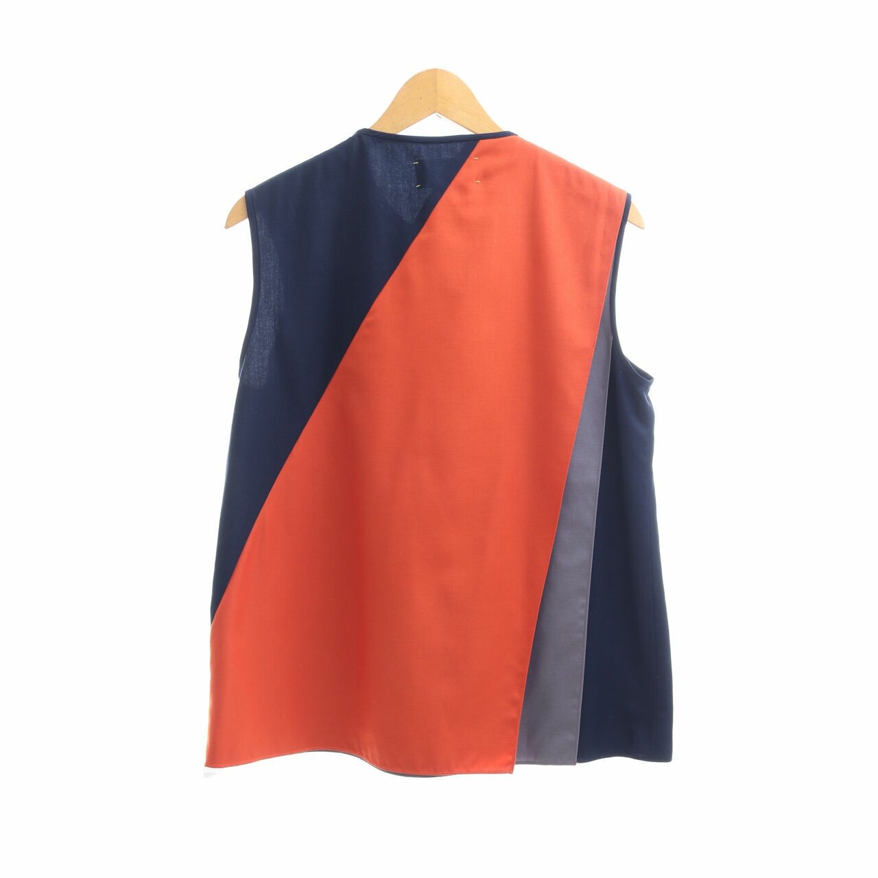 Major Minor Orange & Navy Sleeveless