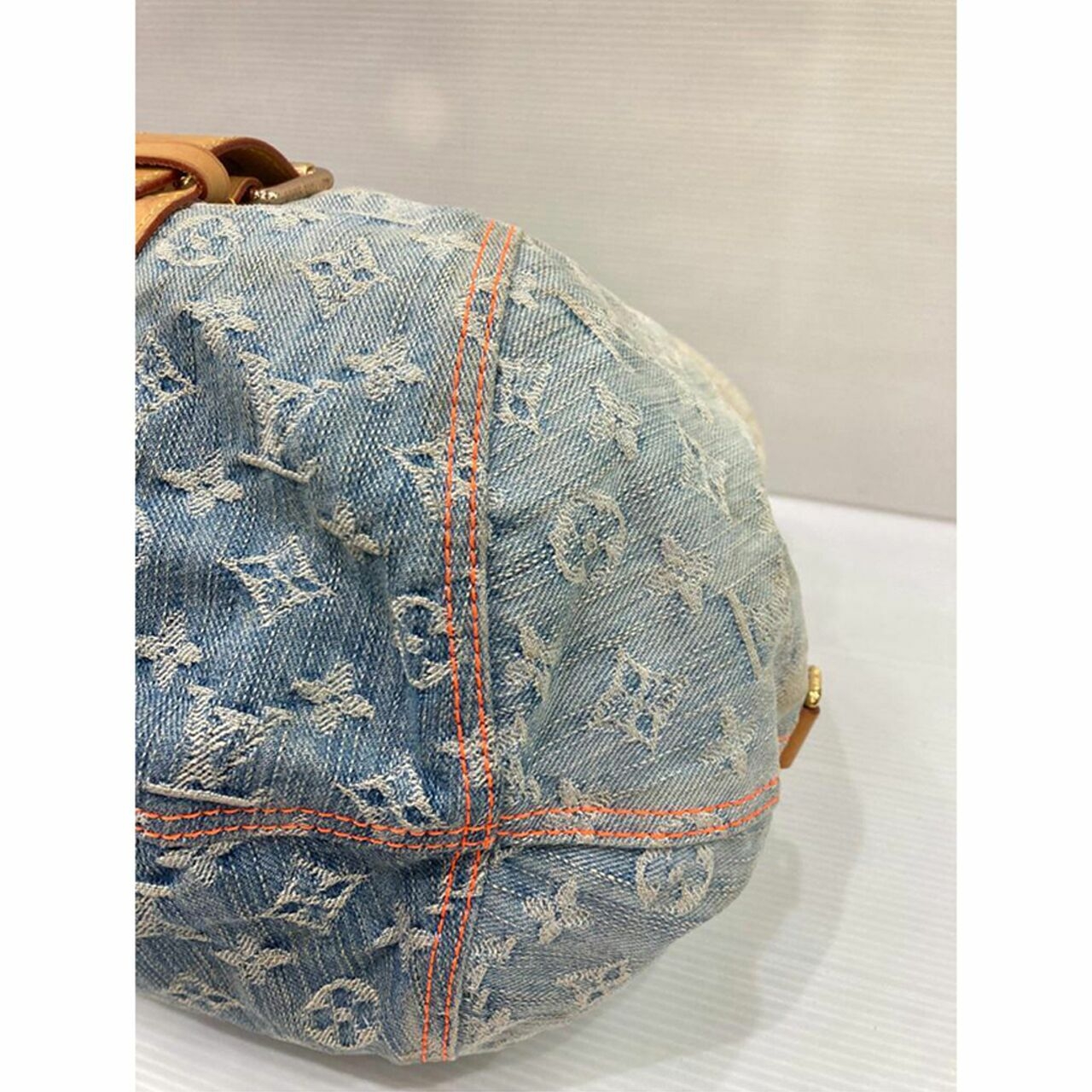 Louis Vuitton Sunshine Monogram Denim Blue Shoulder Bag