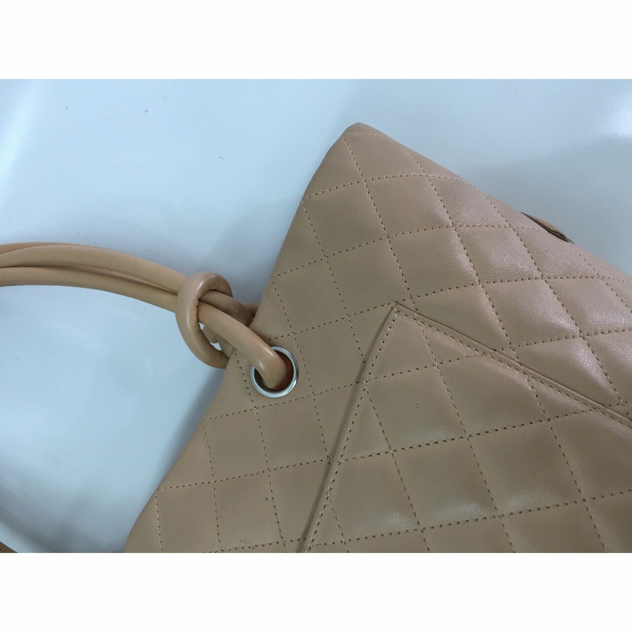 Chanel Cambon Large In Beige Yellow Tote Bag