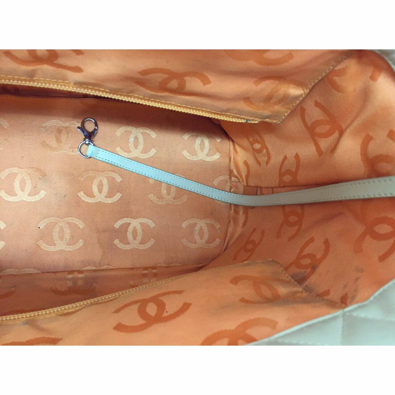 Chanel Cambon Large In Beige Yellow Tote Bag