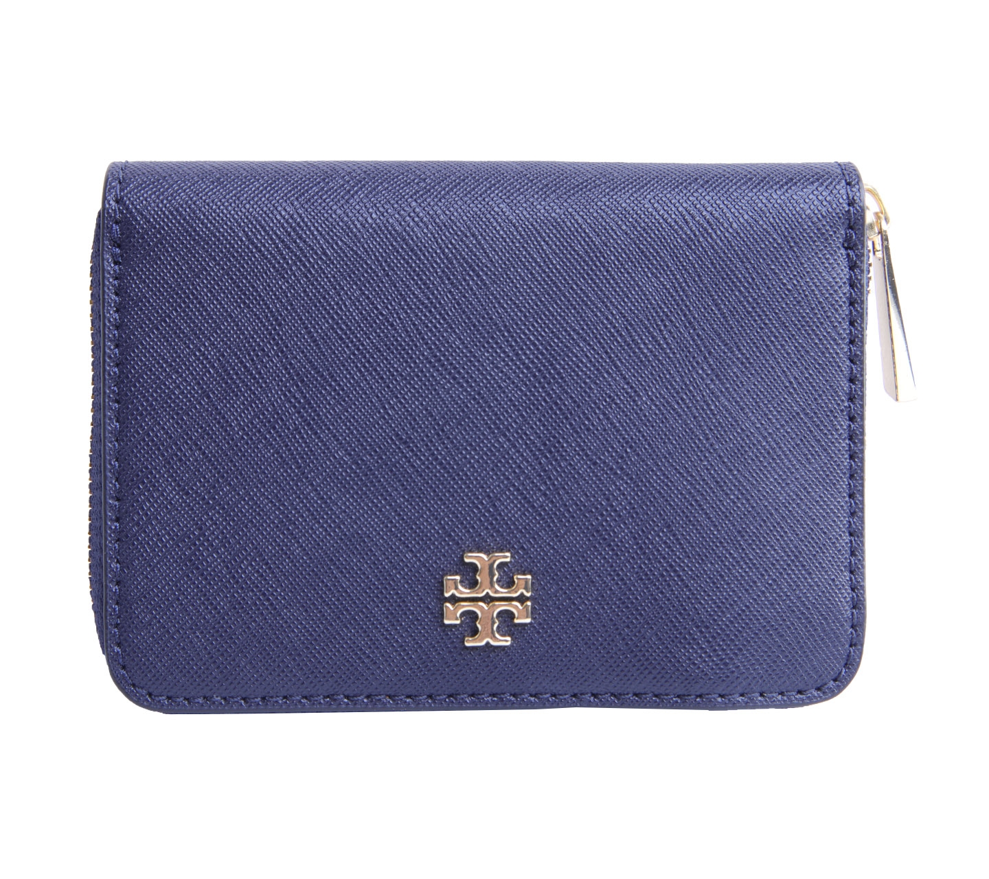 Tory Burch Black Emerson Zip Coin Case Wallet