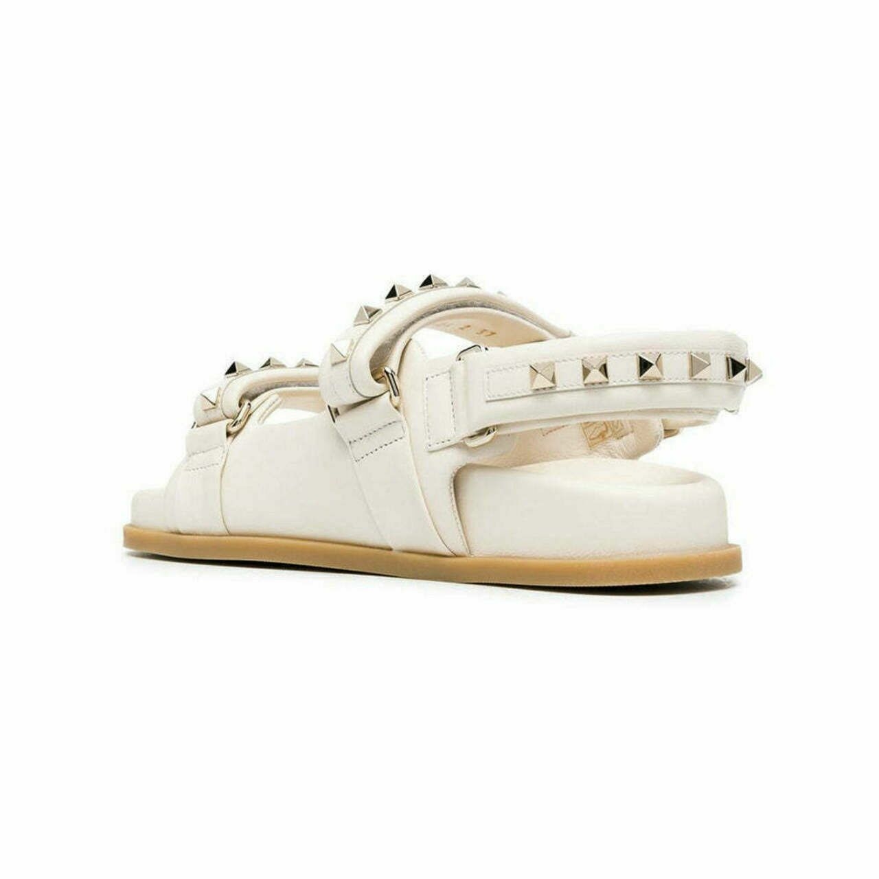 Rockstud Dad Sandal Light Ivory