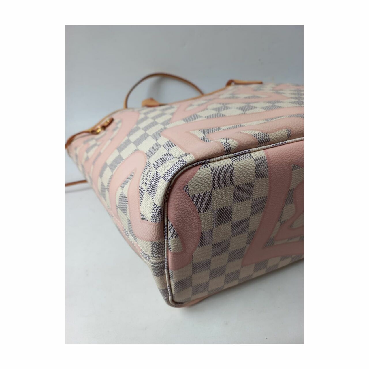 Louis Vuitton Damier Azur Neverfull MM Tahitien 2007 Tote Bag