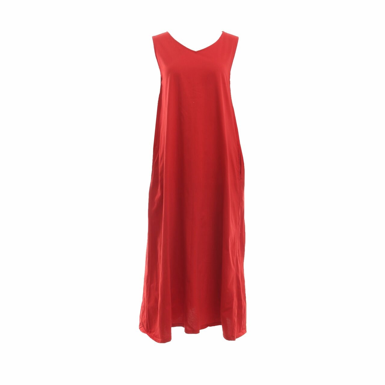 UNIQLO Red Long Dress