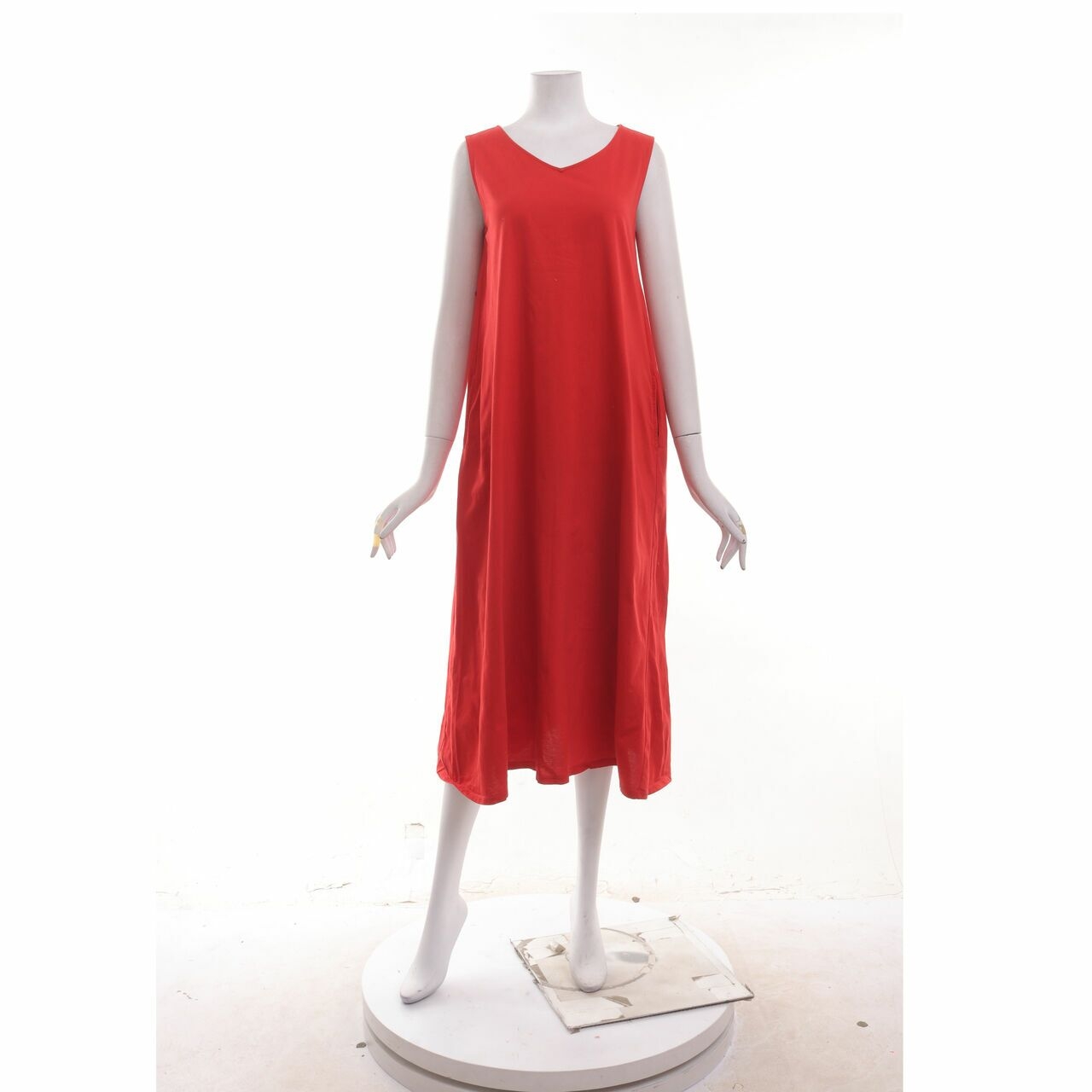 UNIQLO Red Long Dress