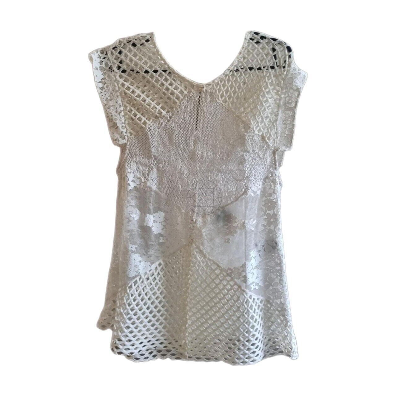 Sandro White Organic Blouse