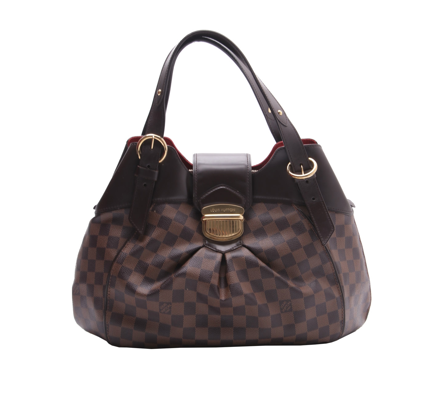 Louis Vuitton Dark Brown Sistina GM Damier Handbag